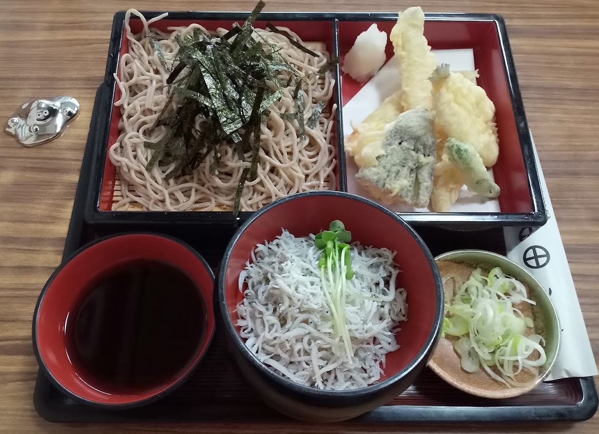 穴子キス天ざる